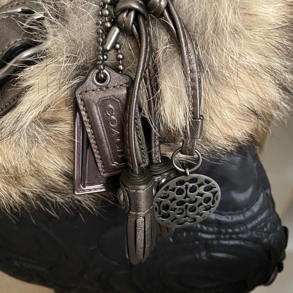 Coach Handbags - Authentic Coach Fur XL Hobo Purse